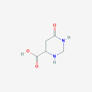 molecular formula C5H8N2O3 B12366418 6-Oxo-1,3-diazinane-4-carboxylic acid CAS No. 3690-89-9