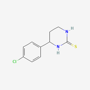 4-(4-Chlorophenyl)-1,3-diazinane-2-thione