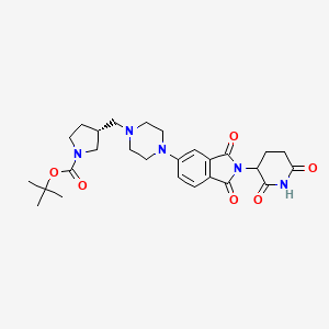 molecular formula C27H35N5O6 B12366517 E3 Ligase Ligand-linker Conjugate 73 