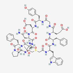 molecular formula C67H80N14O19S B12366529 G7-18Nate 