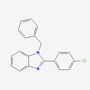 molecular formula C20H15ClN2 B12366560 1-Benzyl-2-(4-chlorophenyl)benzimidazole 