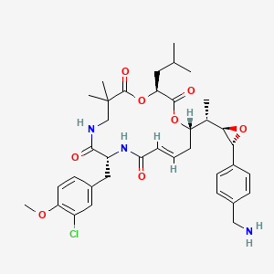 molecular formula C37H48ClN3O8 B12366595 Cryptophycin analog 1 