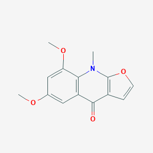 molecular formula C14H13NO4 B123666 异斑藻素 CAS No. 518-96-7