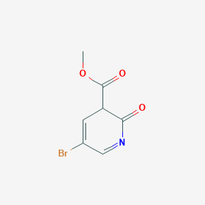 molecular formula C7H6BrNO3 B12366628 methyl 5-bromo-2-oxo-3H-pyridine-3-carboxylate 