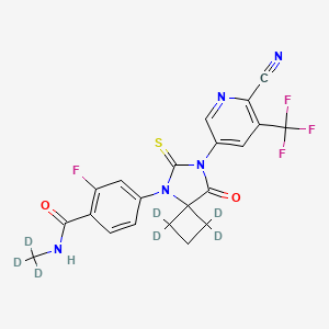 molecular formula C21H15F4N5O2S B12366656 Apalutamide-d7 