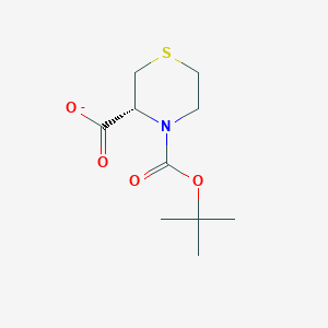 3,4-Thiomorpholinedicarboxylic acid, 4-(1,1-dimethylethyl) ester, (R)-