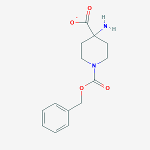 1,4-Piperidinedicarboxylic acid, 4-amino-, 1-(phenylmethyl) ester