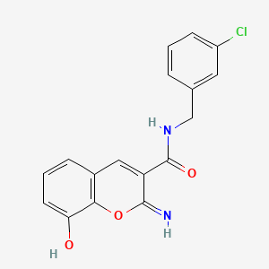 molecular formula C17H13ClN2O3 B12366705 Cbr1-IN-4 