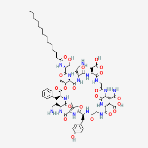 molecular formula C68H103N15O21 B12366737 Cilagicin 