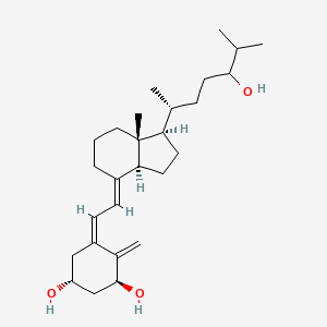 B1236676 1alpha,24-Dihydroxycholecalciferol CAS No. 60965-80-2