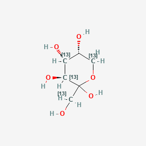 molecular formula C6H12O6 B12366769 D-Fructose-13C4 