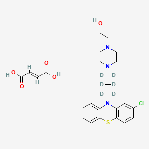 (E)-but-2-enedioic acid;2-[4-[3-(2-chlorophenothiazin-10-yl)-1,1,2,2,3,3-hexadeuteriopropyl]piperazin-1-yl]ethanol