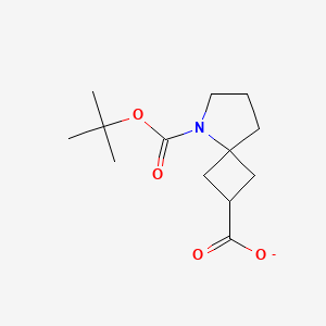 molecular formula C13H20NO4- B12366815 5-Azaspiro[3.4]octane-2,5-dicarboxylic acid, 5-(1,1-dimethylethyl) ester 