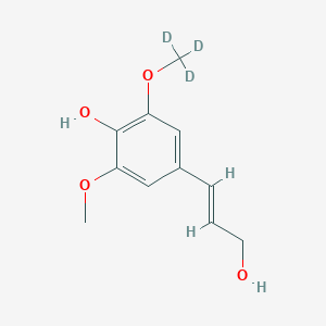 molecular formula C11H14O4 B12366829 Sinapyl alcohol-d3 