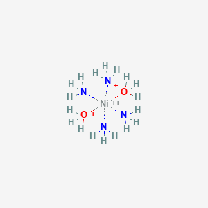 molecular formula H18N4NiO2+4 B1236692 tetraamminediaquanickel(II) 