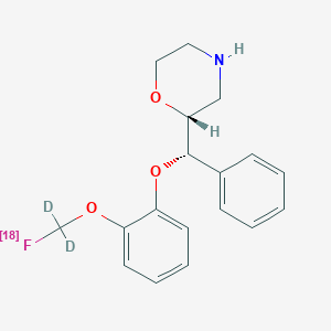 molecular formula C18H20FNO3 B1236695 [18F]FMeNER-D2 