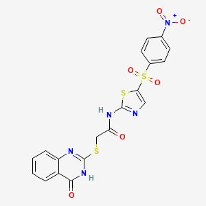 molecular formula C19H13N5O6S3 B12366963 Sirt4-IN-1 