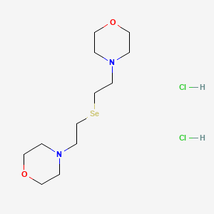 molecular formula C12H26Cl2N2O2Se B1236697 4,4'-(Selenodi-2,1-ethanediyl)bismorpholine dihydrochloride 