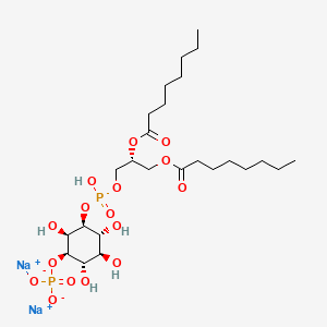 molecular formula C25H46Na2O16P2 B12366972 PtdIns-(3)-P1(1,2-dioctanoyl) (sodium) 