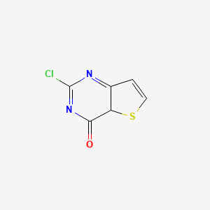 molecular formula C6H3ClN2OS B12366986 2-chloro-4aH-thieno[3,2-d]pyrimidin-4-one 