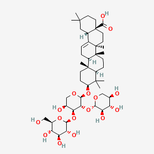 molecular formula C46H74O16 B1236699 Elatoside E 