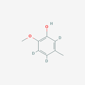 molecular formula C8H10O2 B12366990 2-Methoxy-5-methylphenol-d3 