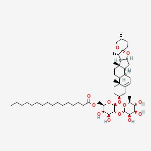 molecular formula C55H92O13 B12366998 Progenin III palmitate 