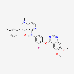 molecular formula C32H26FN5O4 B12367018 Axl-IN-18 