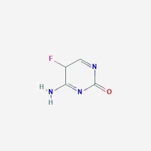 molecular formula C4H4FN3O B12367025 4-Amino-5-fluoropyrimidin-2(5H)-one 