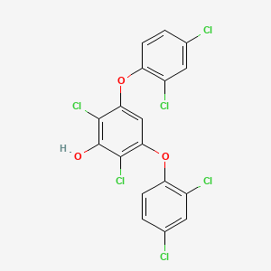 2,6-Dichloro-3,5-bis(2,4-dichlorophenoxy)phenol
