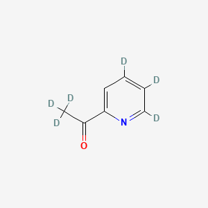 molecular formula C7H7NO B12367063 1-(Pyridin-2-yl)ethan-1-one-d6 