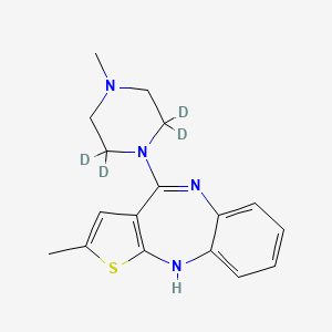 2-methyl-4-(2,2,6,6-tetradeuterio-4-methylpiperazin-1-yl)-10H-thieno[2,3-b][1,5]benzodiazepine