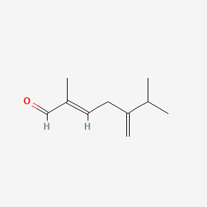 molecular formula C10H16O B1236712 trans-2-Methyl-5-isopropylhexa-2,5-dienal CAS No. 112077-94-8