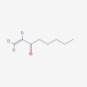 molecular formula C8H14O B12367142 1-Octen-3-one-d3 