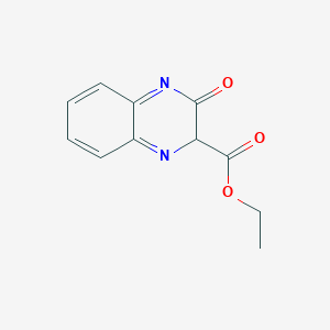 molecular formula C11H10N2O3 B12367152 ethyl 3-oxo-2H-quinoxaline-2-carboxylate 