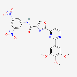 molecular formula C23H18N6O9 B12367167 Egfr WT/T790M-IN-1 