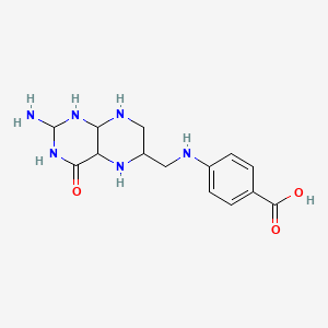 molecular formula C14H20N6O3 B12367169 4-[(2-amino-4-oxo-2,3,4a,5,6,7,8,8a-octahydro-1H-pteridin-6-yl)methylamino]benzoic acid 