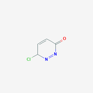 molecular formula C4H3ClN2O B12367174 3-chloro-3H-pyridazin-6-one 