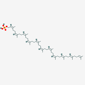 molecular formula C55H91O4P B1236718 Ditrans,polycis-undecaprenyl phosphate 