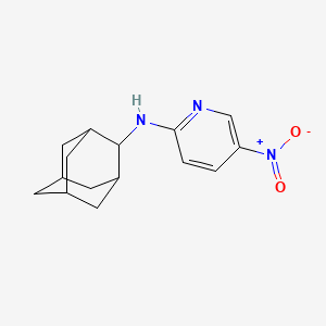molecular formula C15H19N3O2 B1236721 2-(2-Adamantylamino)-5-nitropyridine 