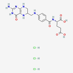 molecular formula C19H26Cl3N7O6 B12367233 Tetrahydrofolic acid (trihydrochloride) 