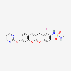 molecular formula C22H19FN4O5S B12367247 MEK1/C-Raf-IN-1 