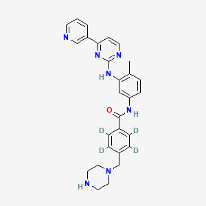 molecular formula C28H29N7O B12367274 N-Desmethyl imatinib-d4 