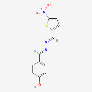 molecular formula C12H9N3O3S B12367301 Antitrypanosomal agent 18 