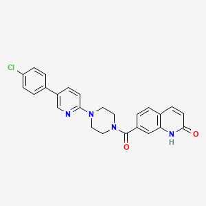 molecular formula C25H21ClN4O2 B12367308 Magl-IN-16 