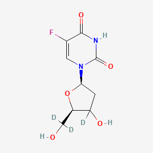 molecular formula C9H11FN2O5 B12367310 Floxuridine-d3 