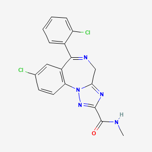 molecular formula C18H13Cl2N5O B12367322 N-Desmethyl Rilmazolam 