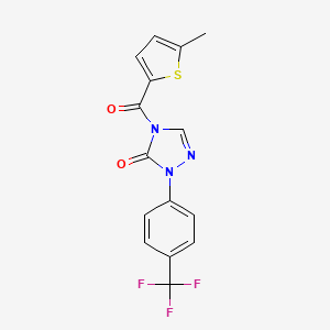 molecular formula C15H10F3N3O2S B12367352 Ppo-IN-8 