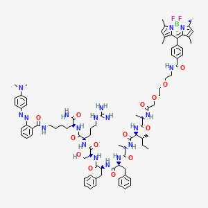 molecular formula C86H112BF2N19O14 B12367392 CatD-P1 