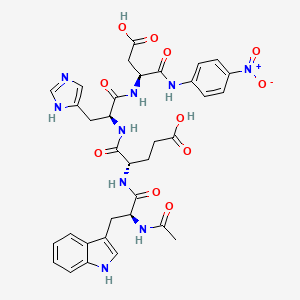 molecular formula C34H37N9O11 B12367408 Ac-WEHD-PNA 